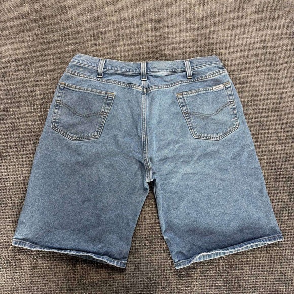 Carhartt Other - Carhartt Denim Shorts Mens 40 Light Wash Blue Distressed‎ Relaxed B354 LCW